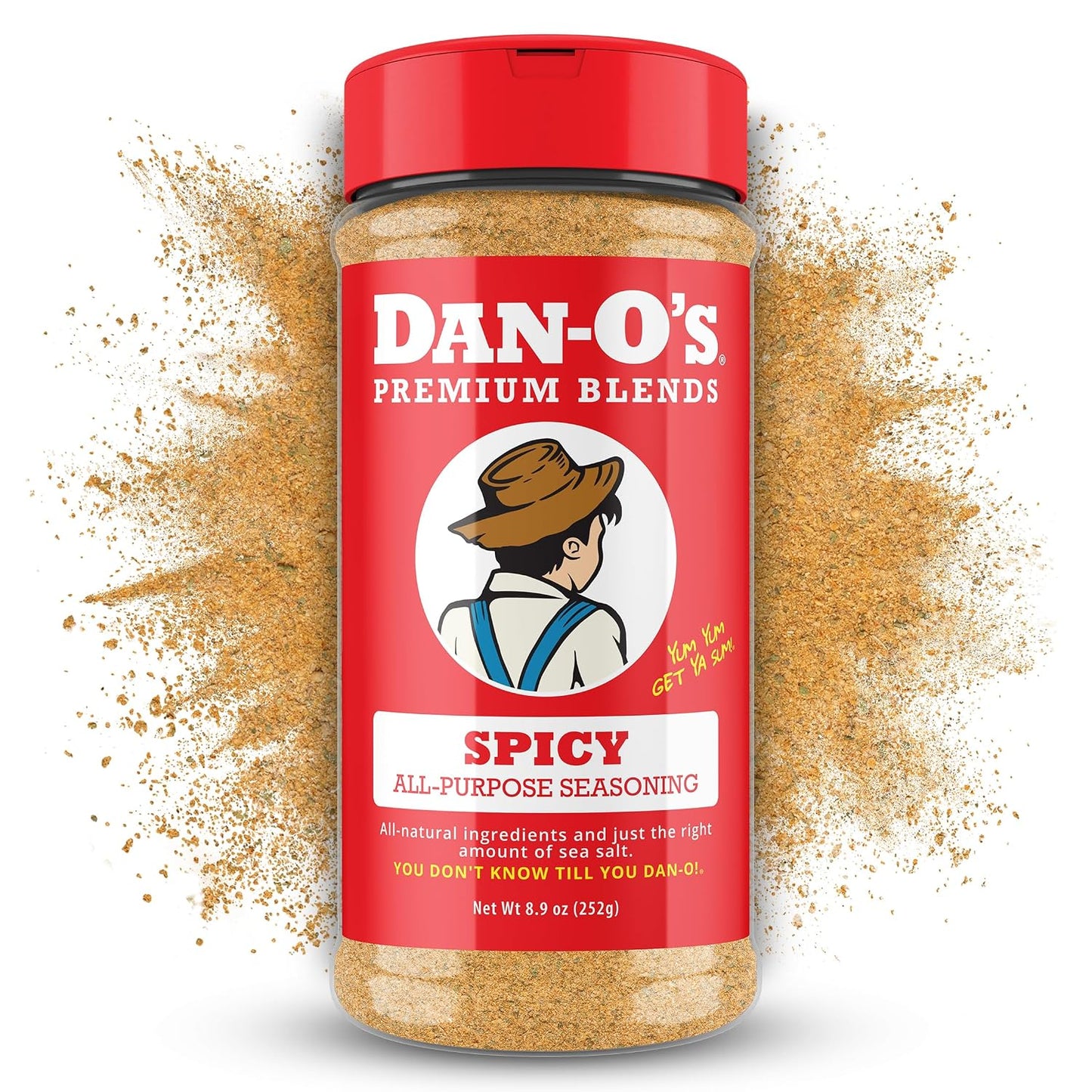 Dan-O's 7.6 oz Sugar-Free All-Purpose Cheesening Seasoning for Pizza Popcorn Chicken Bread and More