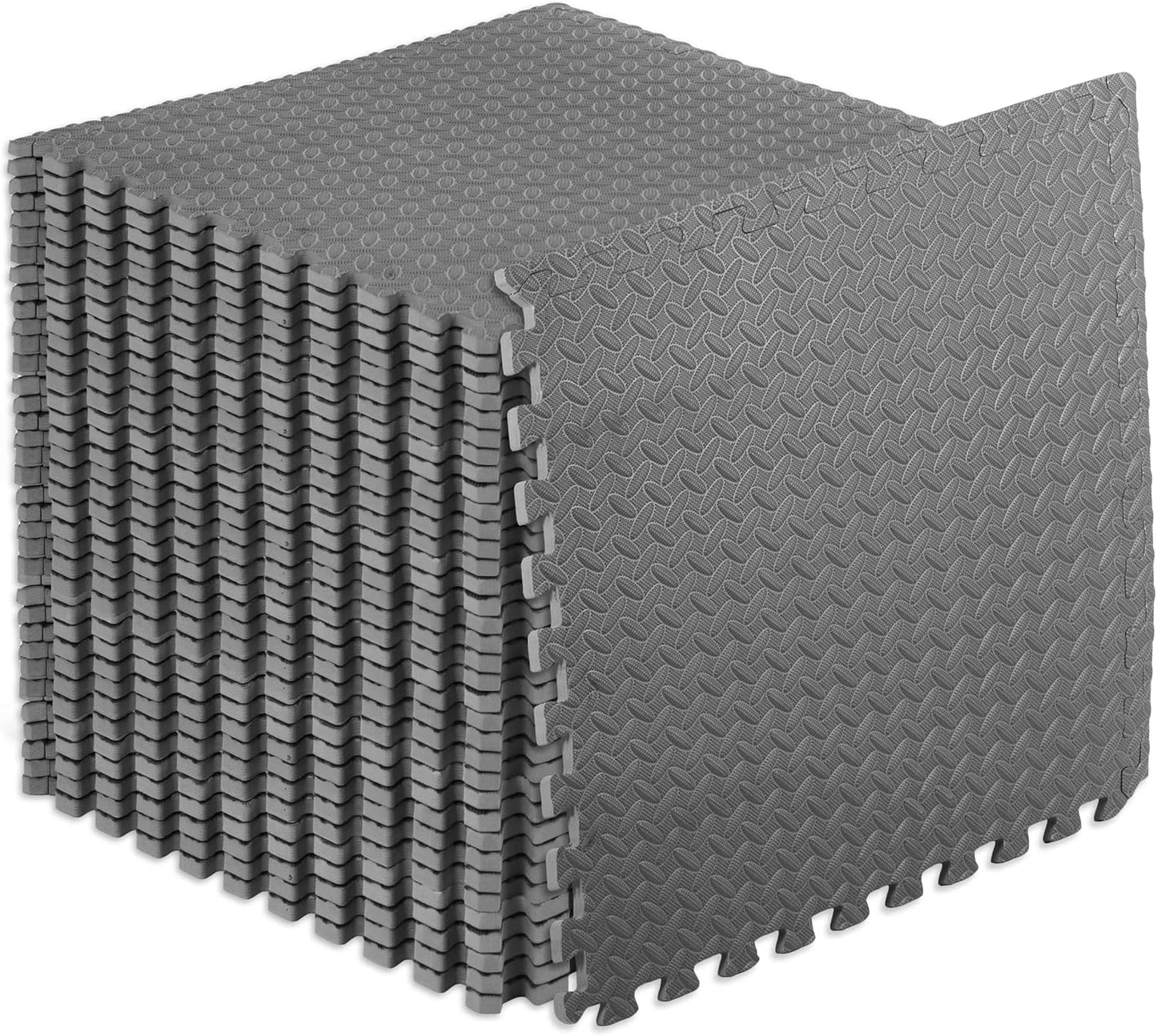 ProsourceFit ½ in EVA Interlocking Foam Tiles, 24 Sq Ft - 6 Tiles