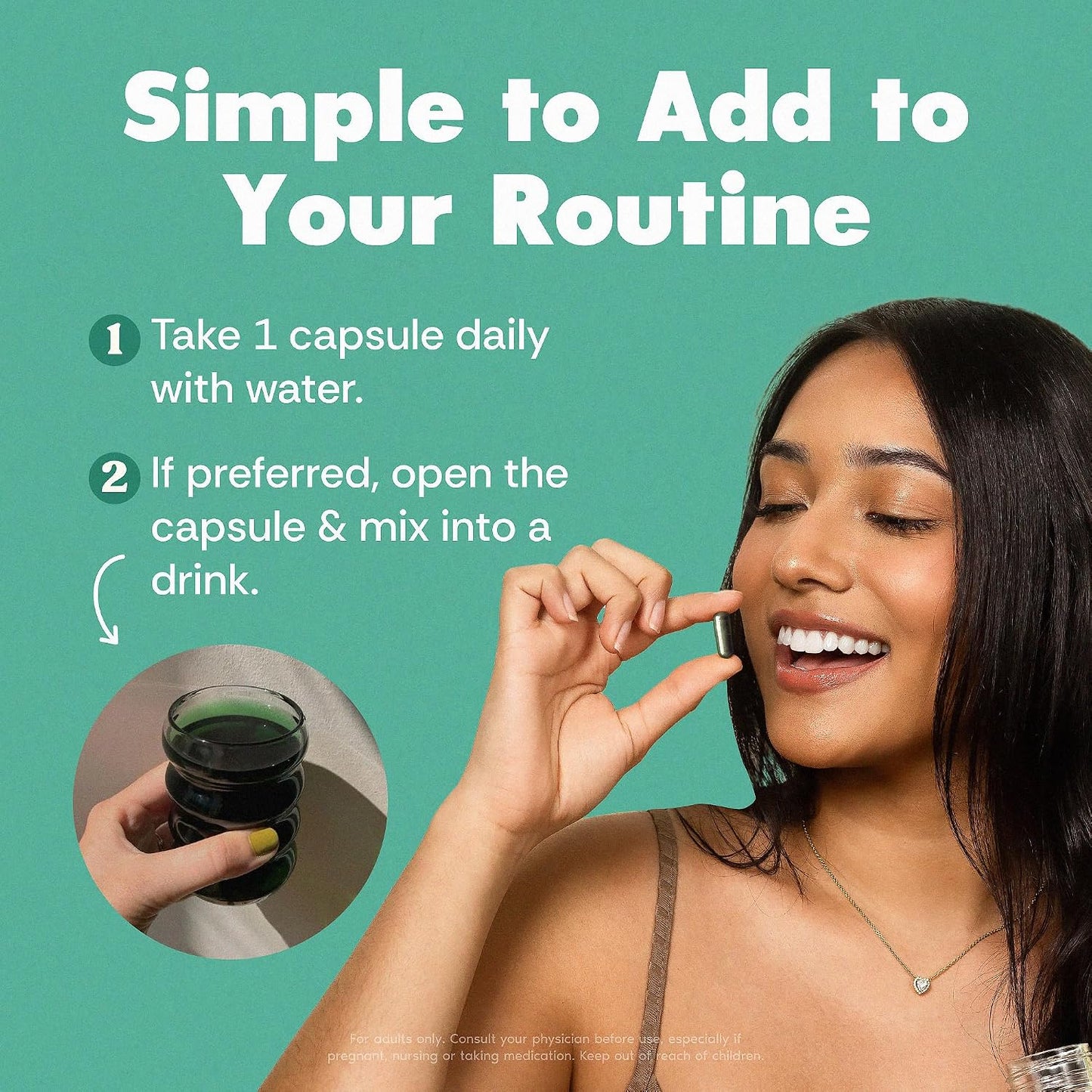 Her Fantasy Box | Body Magic | Chlorophyll Capsules - 30 Vegan Capsules for Detox, Digestion, Gut Health, Skin Support, and Oily Skin - Natural Energy Booster