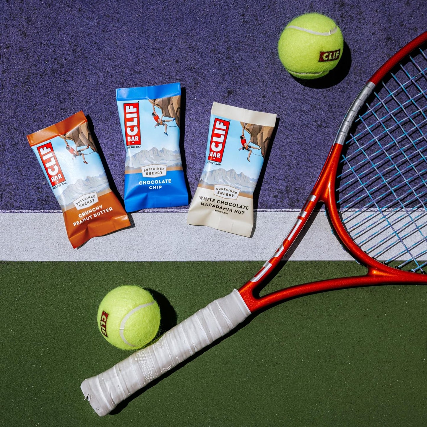 CLIF BAR Variety Pack Energy Bars 16 Pack Non-GMO Organic Oats