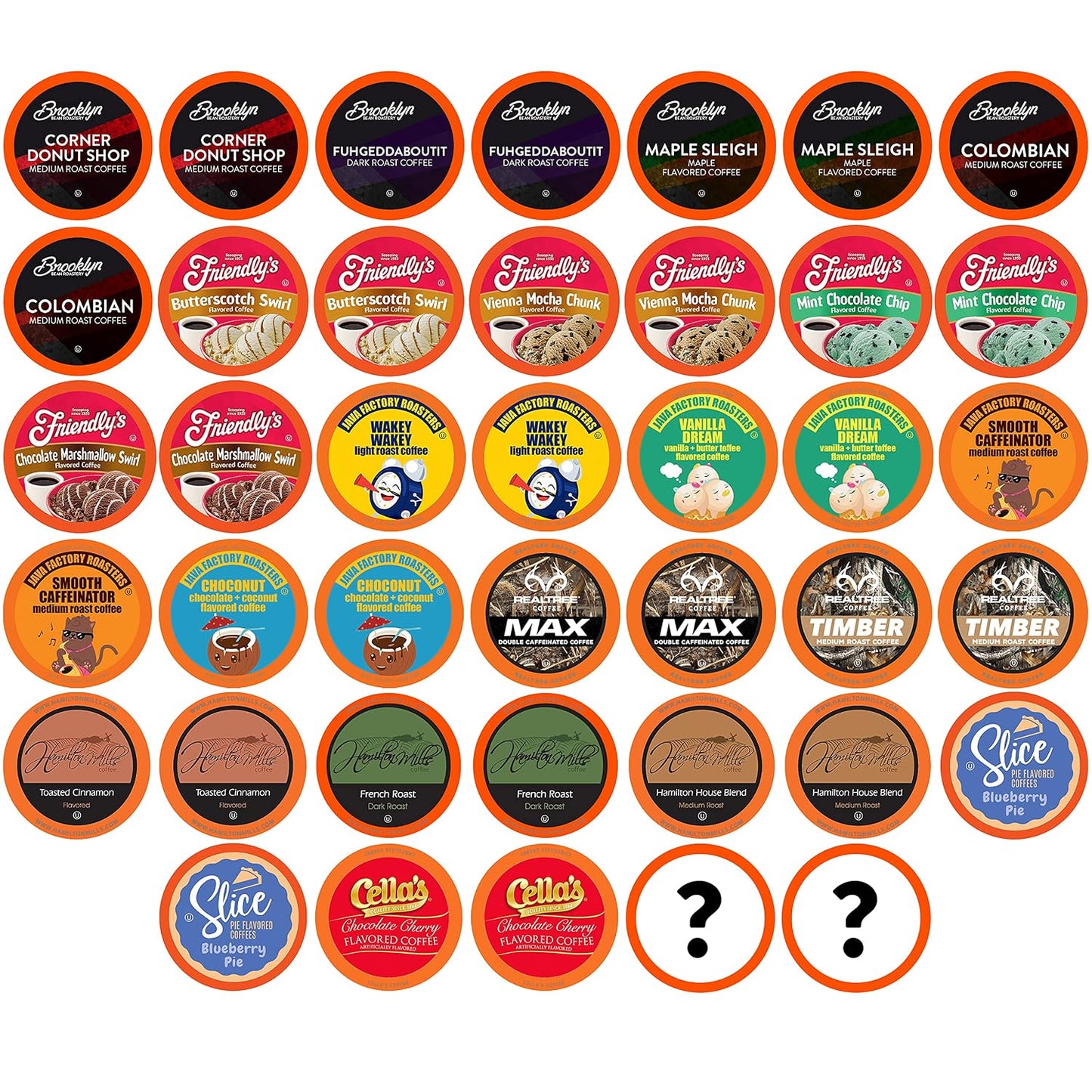 Two Rivers Coffee Hot Chocolate Pods Single Serve Cocoa Variety Sampler Pack Compatible with 2.0 Keurig K-Cup Brewers, 40 Count