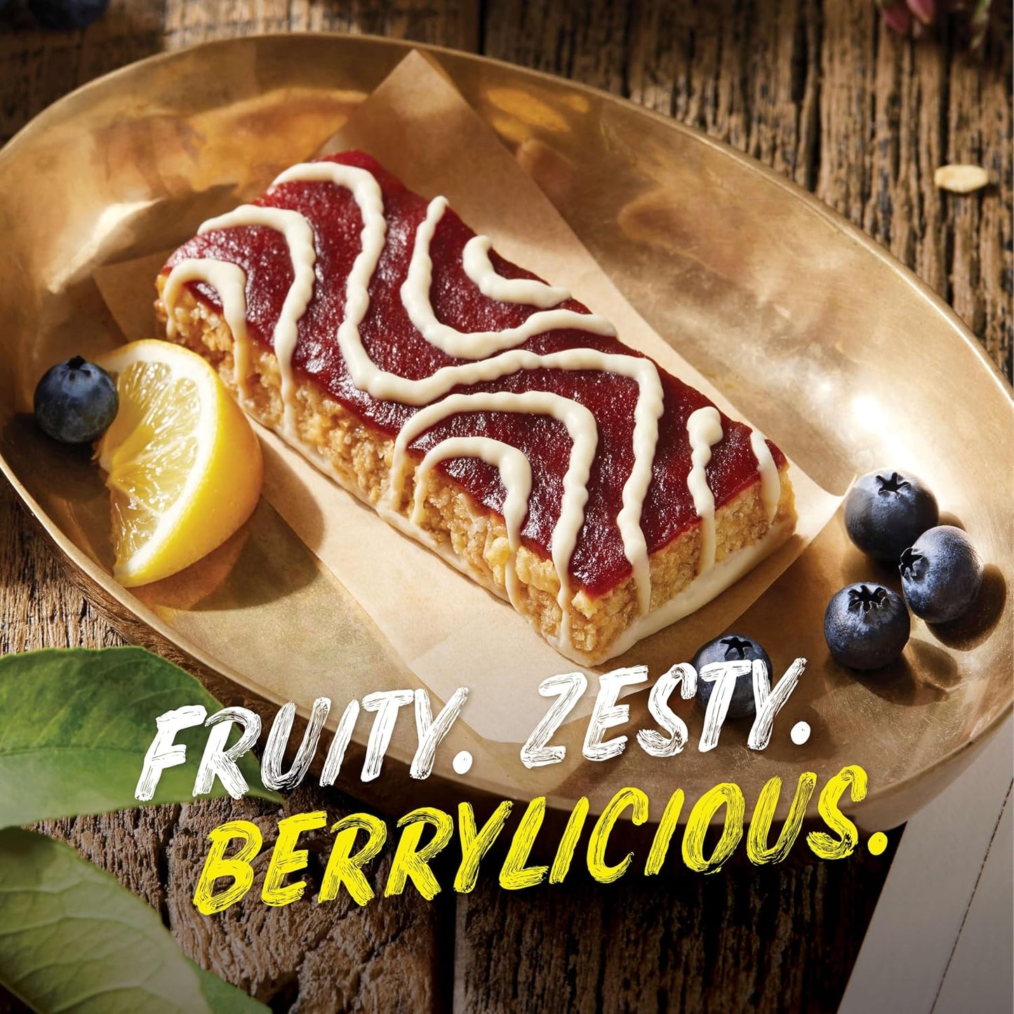 Luna Bar Mash-Ups LemonZest Blueberry Flavor 15 Pack Gluten Free Snack Bars
