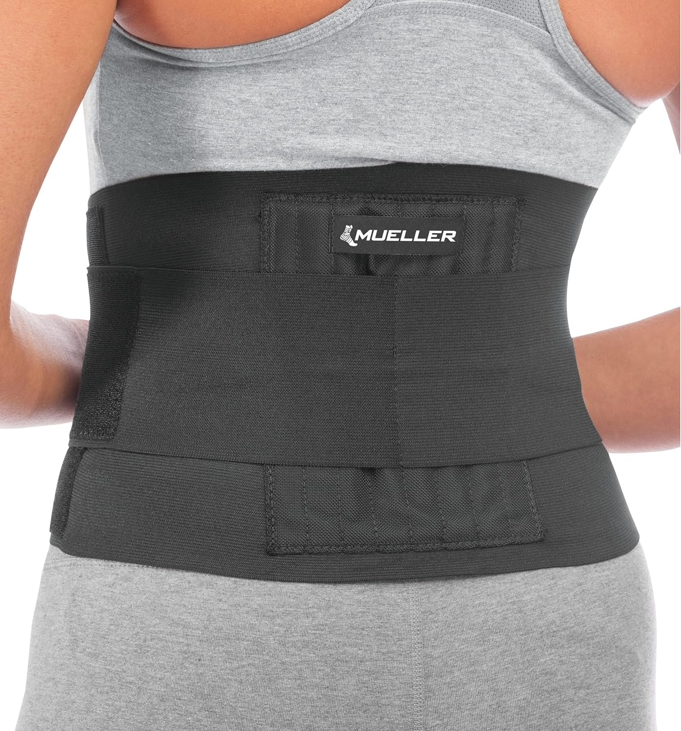MUELLER Sports Medicine Adjustable Back Brace for Upper and Lower Back Pain Relief