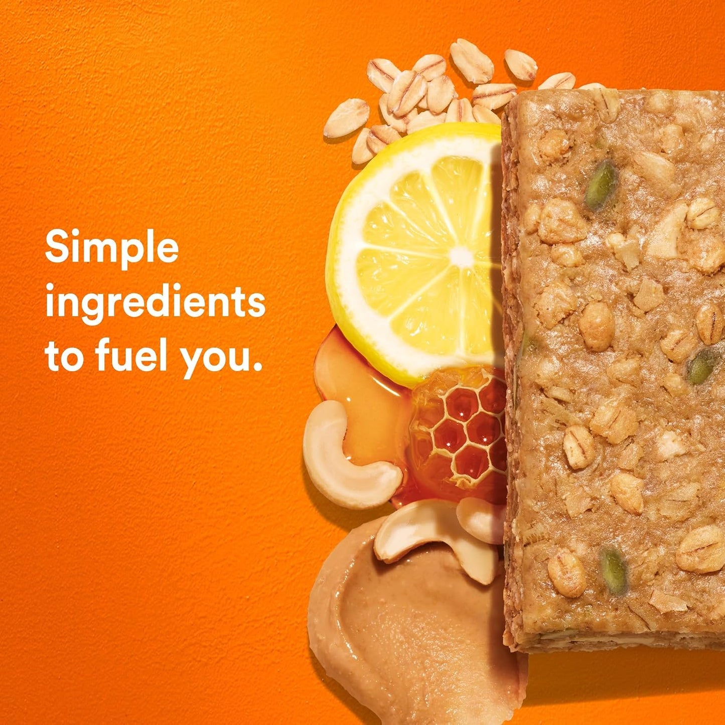 RXBAR Nut Butter and Oat Protein Bars, 12 Count, 23.2oz Box, Lemon Honey Cashew Butter