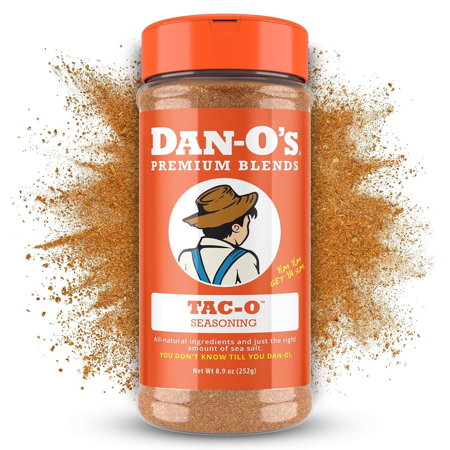 Dan-O's 7.6 oz Sugar-Free All-Purpose Cheesening Seasoning for Pizza Popcorn Chicken Bread and More