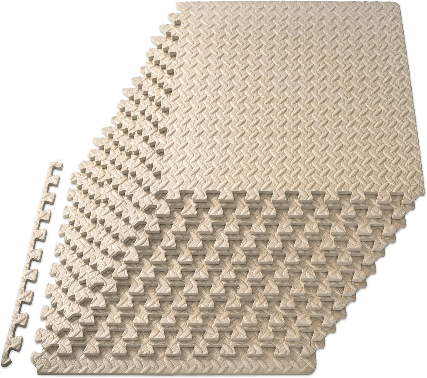 ProsourceFit ½ in EVA Interlocking Foam Tiles, 24 Sq Ft - 6 Tiles