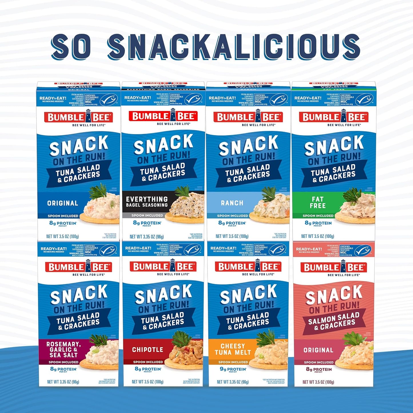Bumble Bee Snack On The Run! Protein Pack with Tuna Salad and Crackers