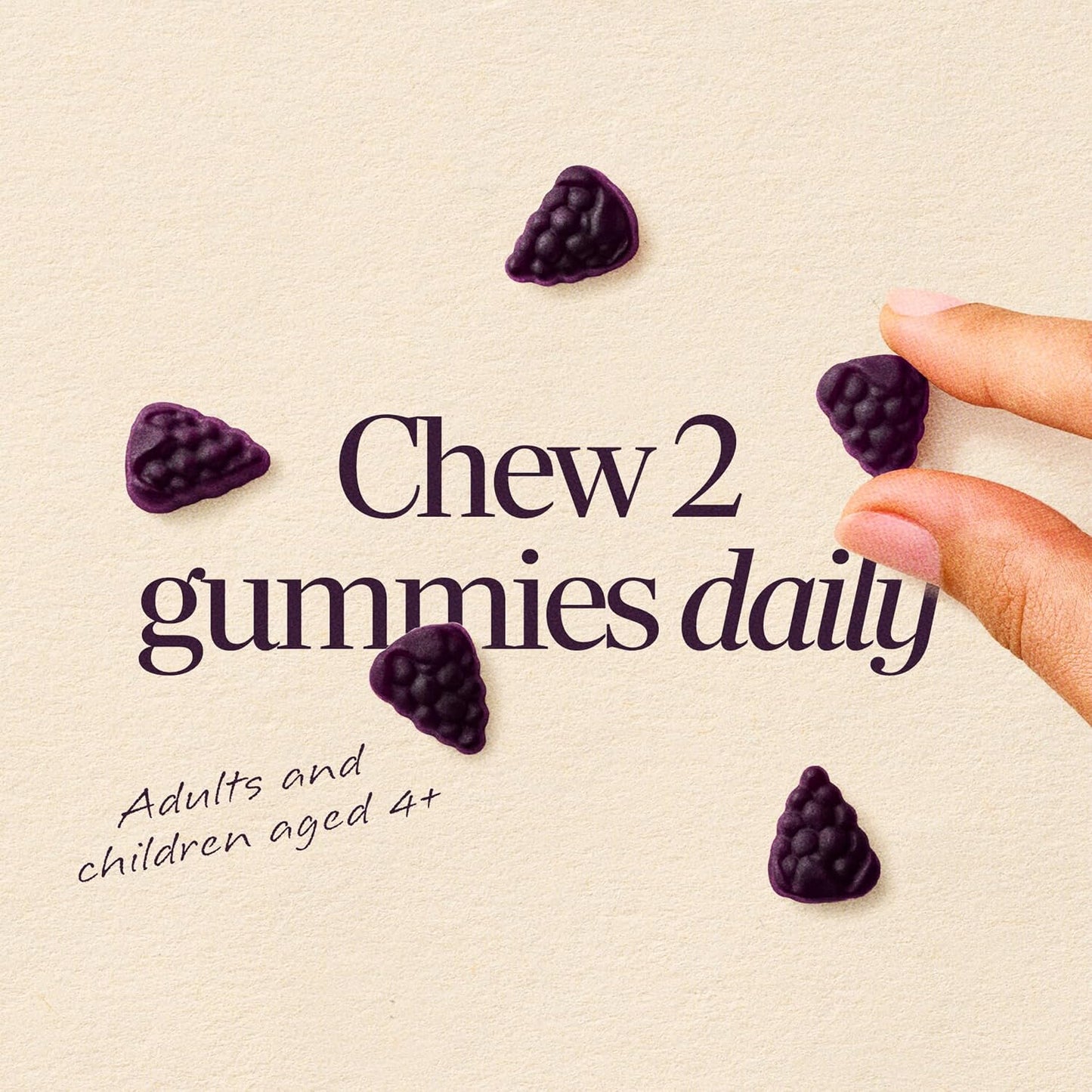 Nature's Way Sambucus Elderberry Gummies, Immune Support Gummy for Adults & Kids Ages 4+ with Black Elderberry Extract, Vitamin C, Vitamin D3, and Zinc*, 60 Gummies