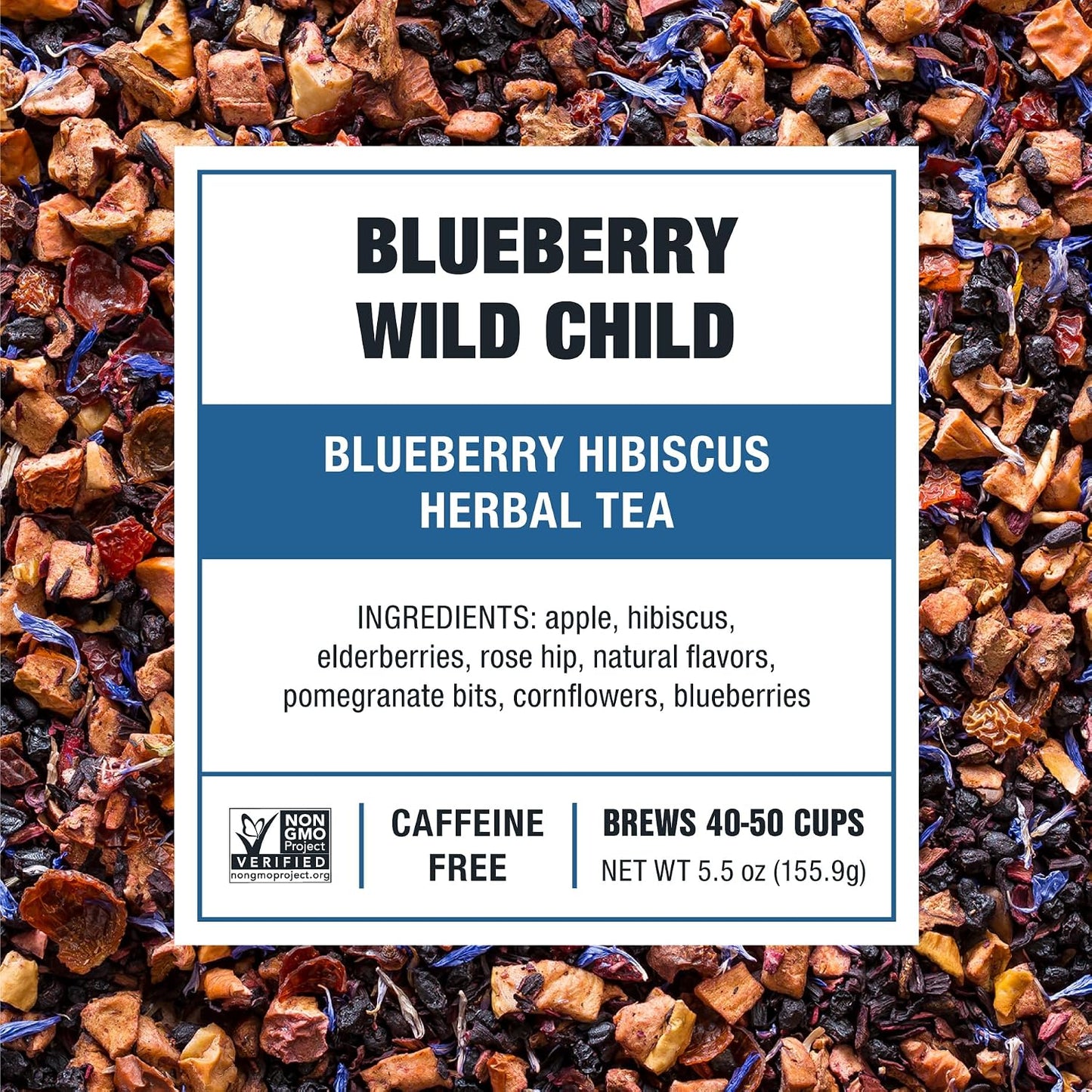 Tiesta Tea Blueberry Wild Child Loose Leaf Herbal Tea Blend