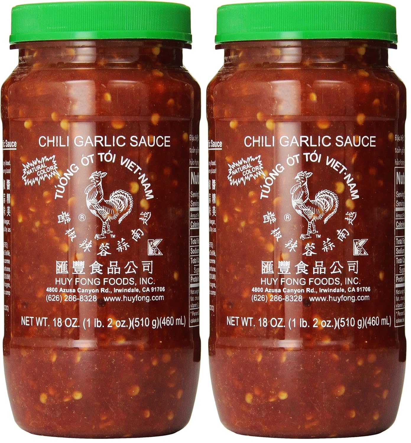 Huy Fong 8 oz Vietnamese Chili Garlic Sauce, Ready-to-Use Condiment or Cooking Sauce