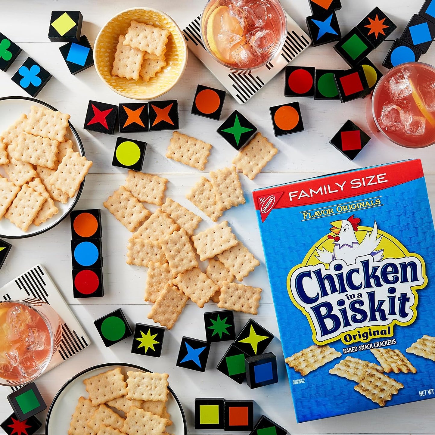 Original Baked Snack Crackers, Family Size, 12 oz